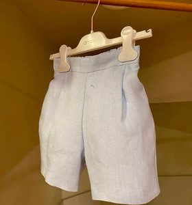 Pantalón Corto Mod 190320 Azul Ceremonia de Amaya