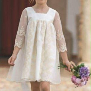 Vestido Ceremonia Tul Bordado M.F